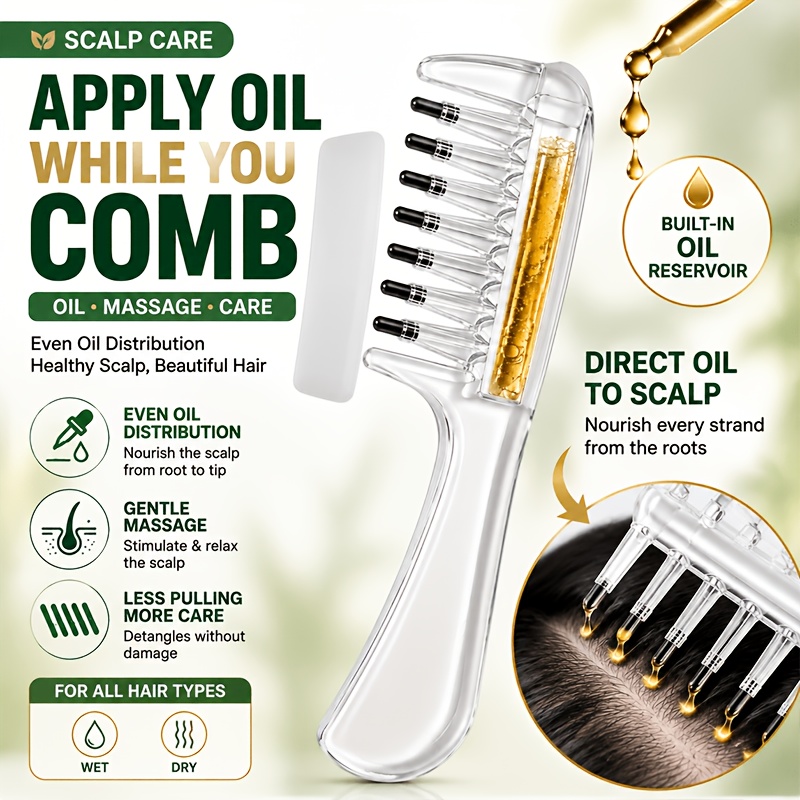 Scalp Oil Applicator Comb for  - Root Stimulator Liquid 评论和价格