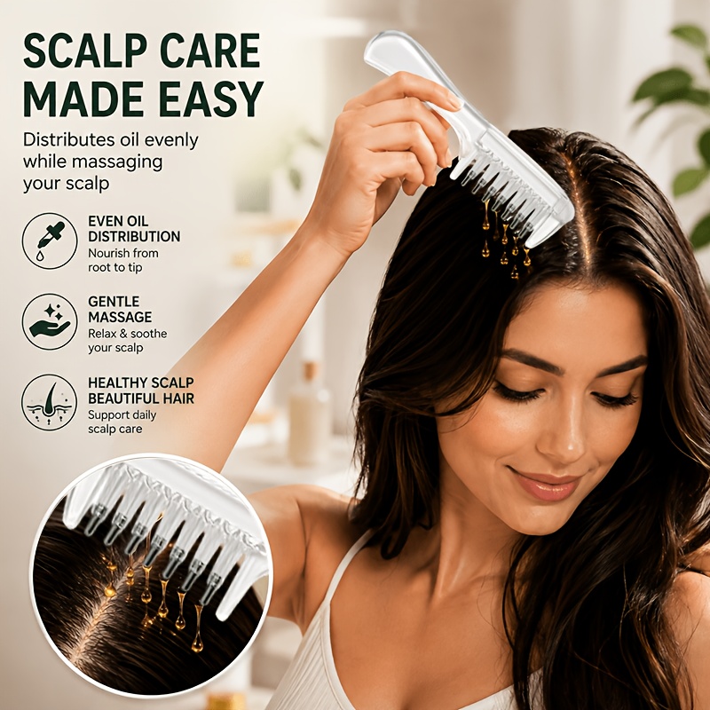 Scalp Oil Applicator Comb for  - Root Stimulator Liquid 评论和价格